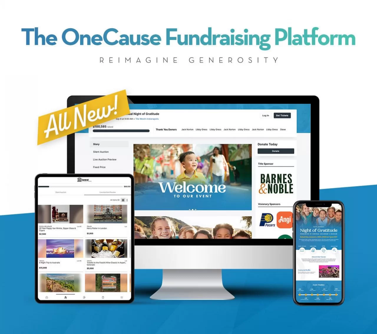 Unveiling of New OneCause Fundraising Platform Reinforces Commitment to Innovation and Nonprofit Growth img#1