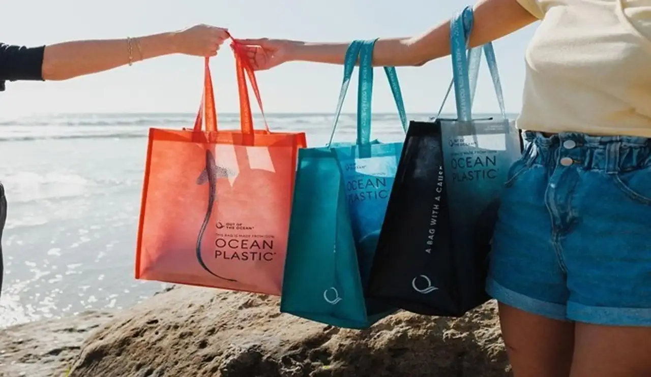 Out of the ocean bags made from 100% ocean plastic now available at costco img#1