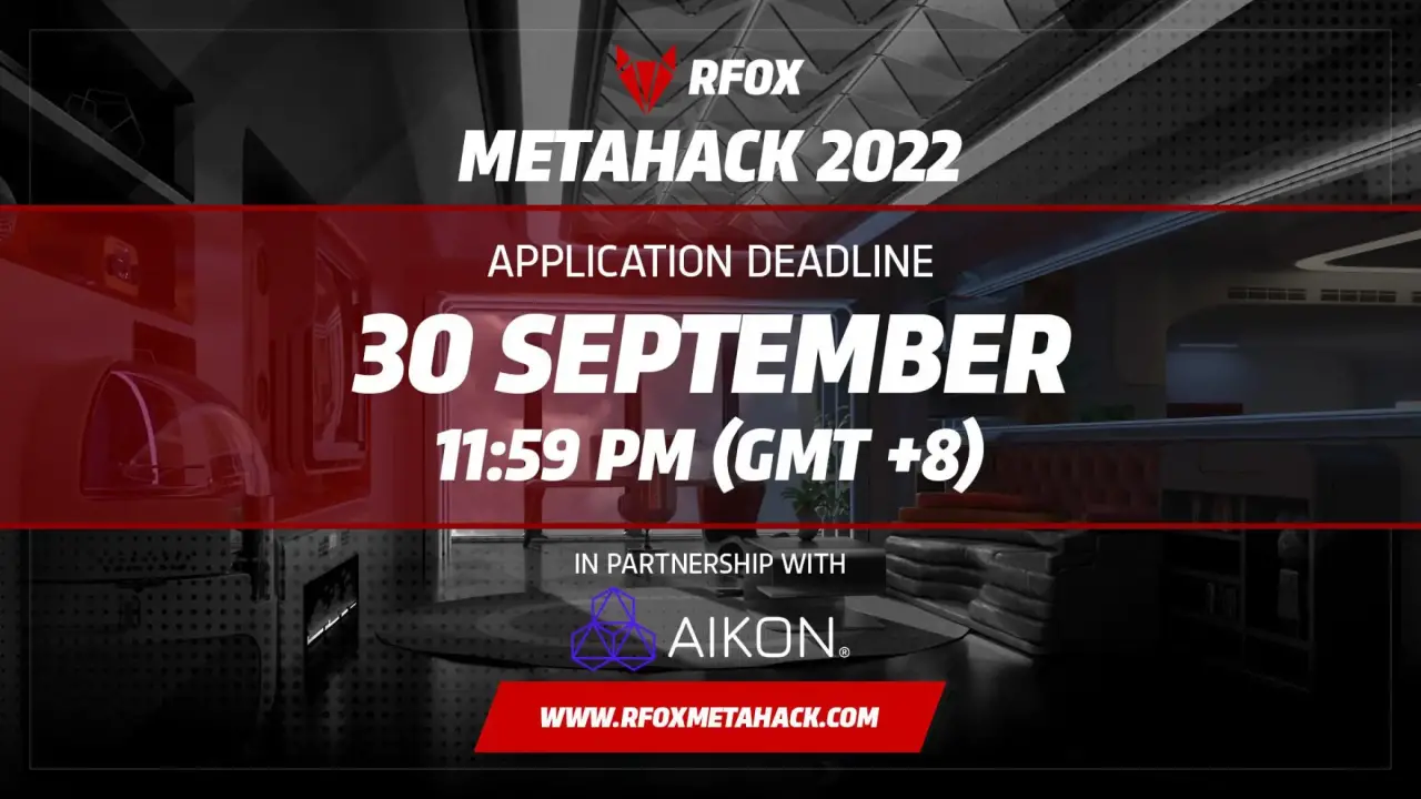 RFOX Launches the RFOX Metahack 2022, a Web 3.0 Hackathon Presented by Padang & Co img#1