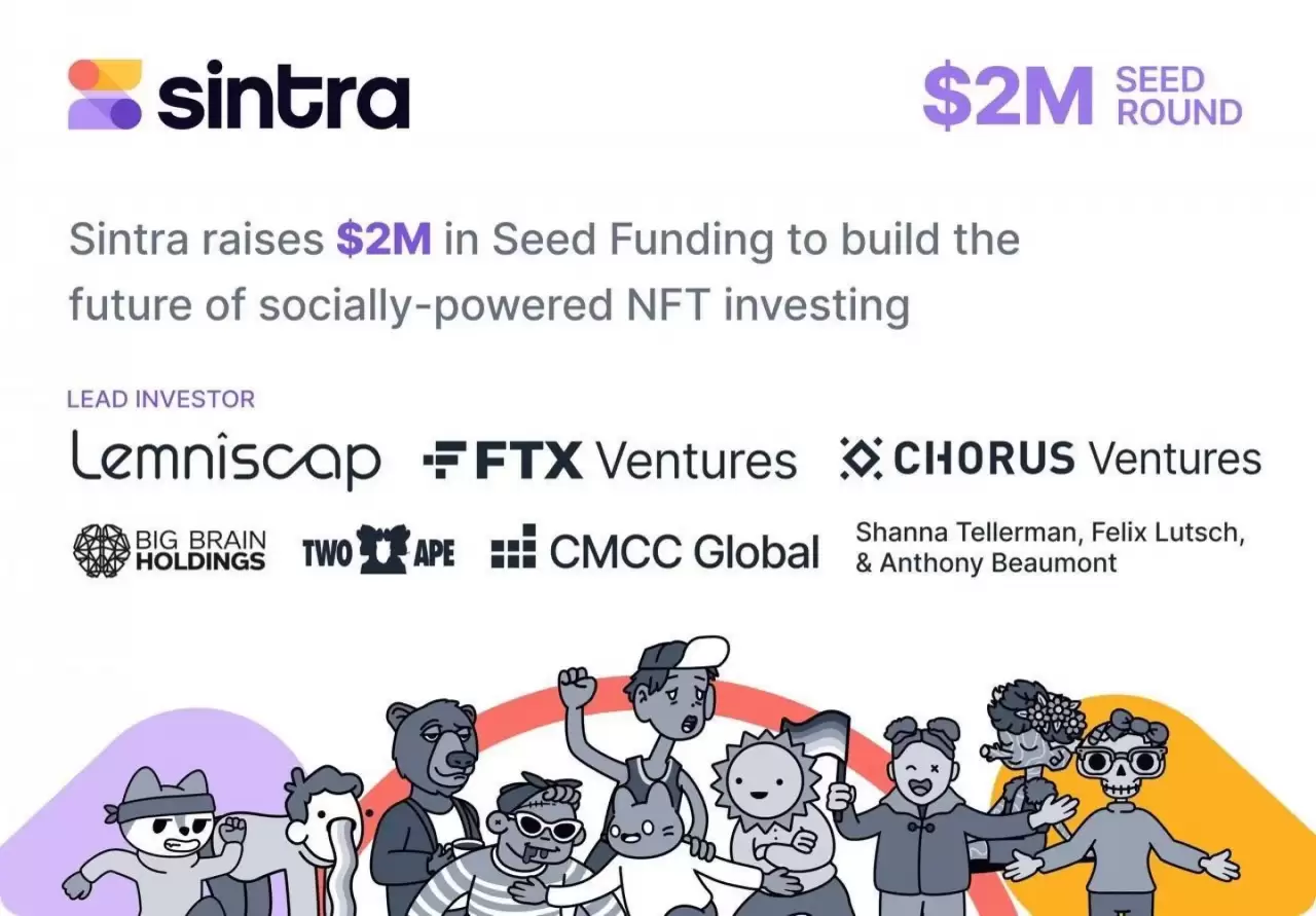 Sintra Raises $2M Seed Round to Spearhead Social App & Marketplace for NFT Investors img#1