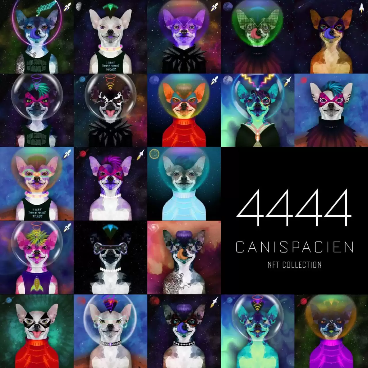 "Space dog" inspired NFT Collection, 'CaniSpacien' sells out img#1
