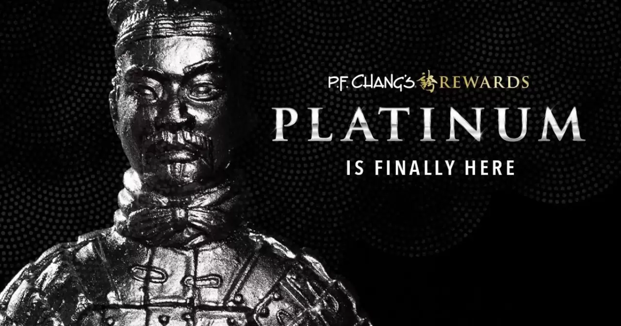 P.F. Chang's launches new subscription-based loyalty rewards program, P.F. Chang's Platinum Rewards img#1
