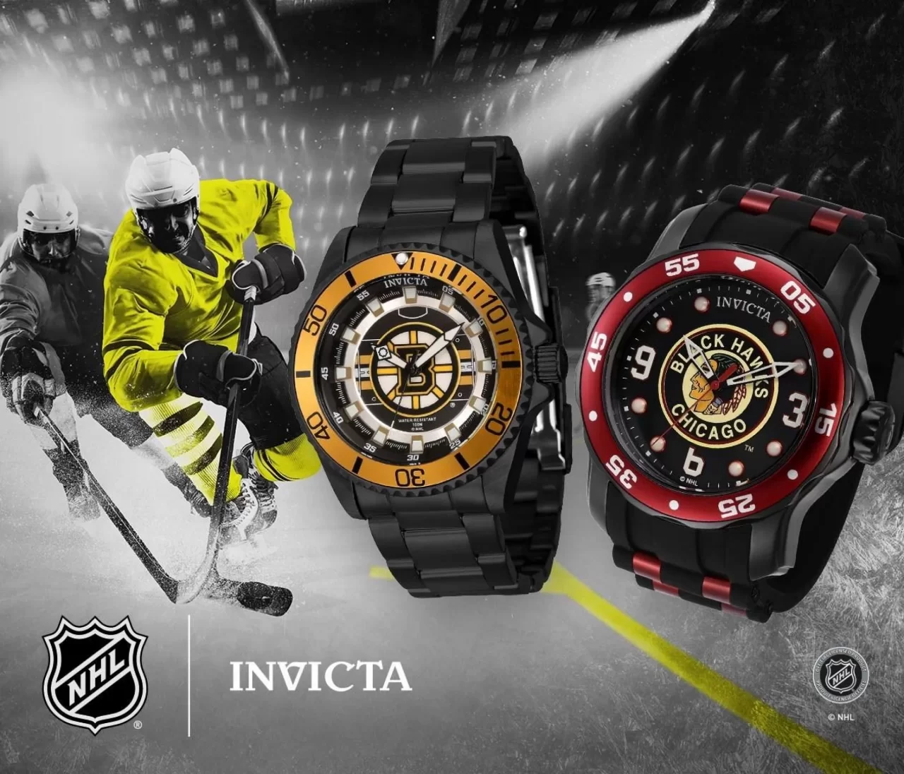 Invicta Shoots & Scores - Invicta Watch Group Launches National Hockey League Collection